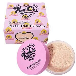 Kimchi Chic Puff Puff Pass Set Bake Powder Translucent Setting Makeup NIB